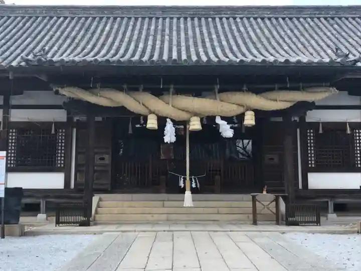 阿智神社の本殿・本堂