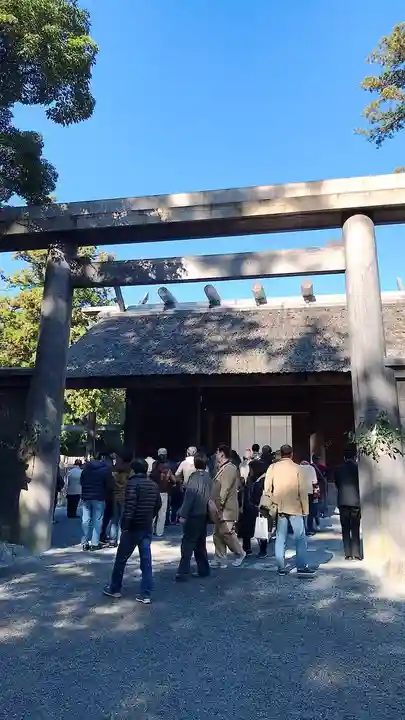 伊勢神宮外宮(豊受大神宮)の鳥居
