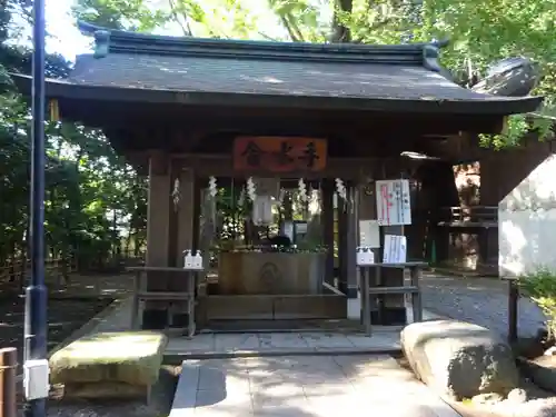 世田谷八幡宮の手水