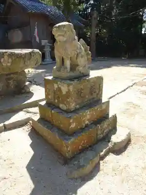 生松天神社の狛犬