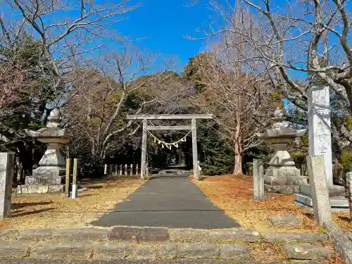 鎌田神明宮の鳥居