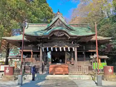 谷保天満宮の本殿・本堂