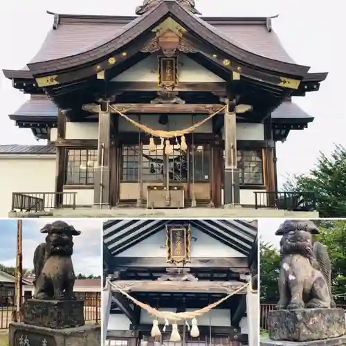 追分八幡神社の本殿