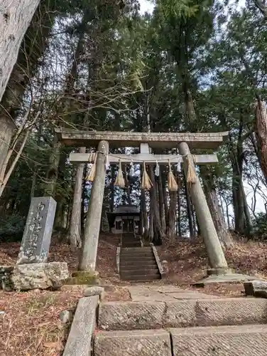 勝間白山社(長野県)