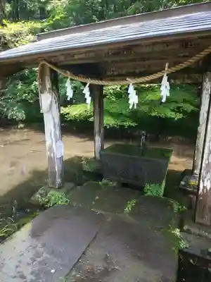 赤城神社(三夜沢町)の手水舎