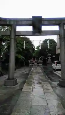 大森貴舩神社の鳥居