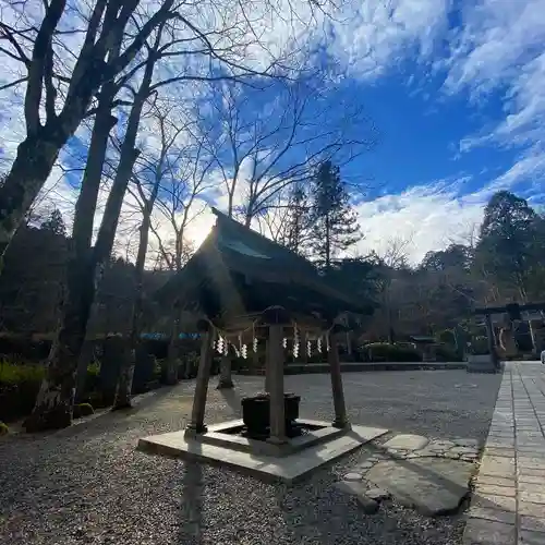 古峯神社の手水舎