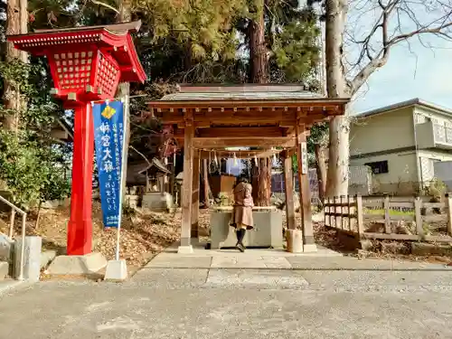 菅田天神社の手水舎