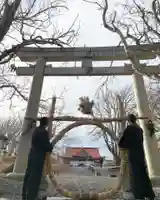 釧路一之宮 厳島神社の鳥居