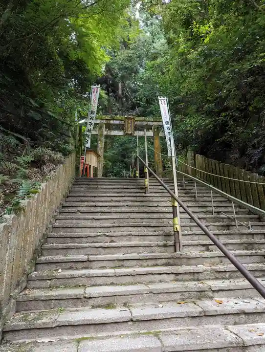 狸谷山不動院の鳥居