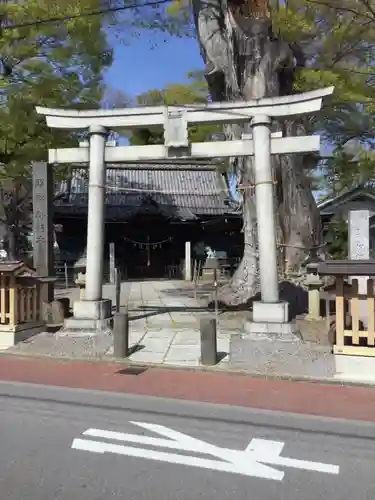 科野大宮社の鳥居