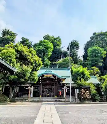 白金氷川神社の本殿・本堂