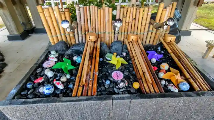 上川神社の手水舎