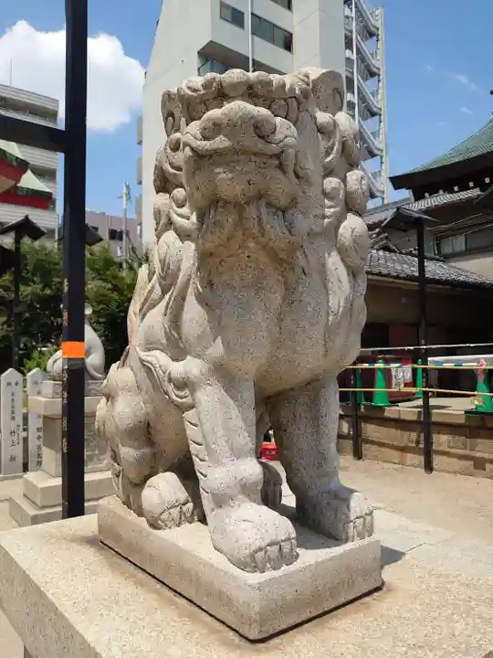 敷津松之宮 大国主神社の狛犬