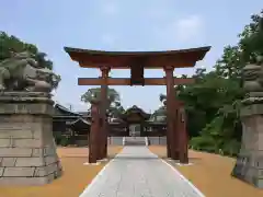 饒津神社の鳥居