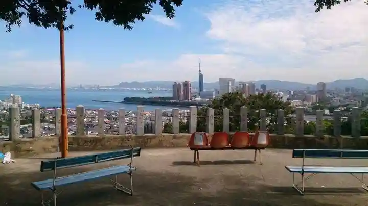 鷲尾愛宕神社の景色