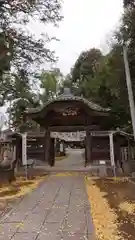 朝日森天満宮の山門