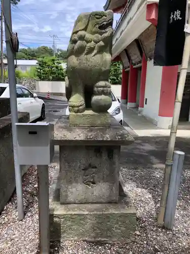 津田八幡神社の狛犬