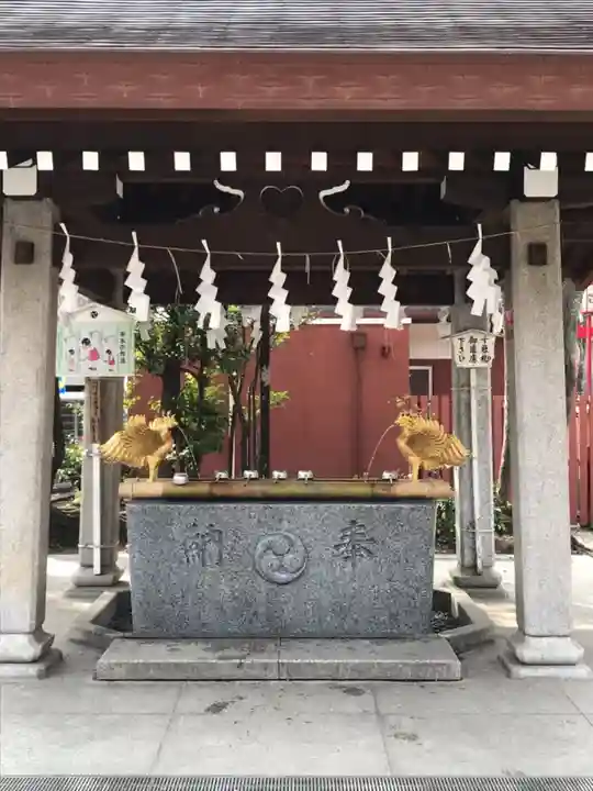 富岡八幡宮の手水舎