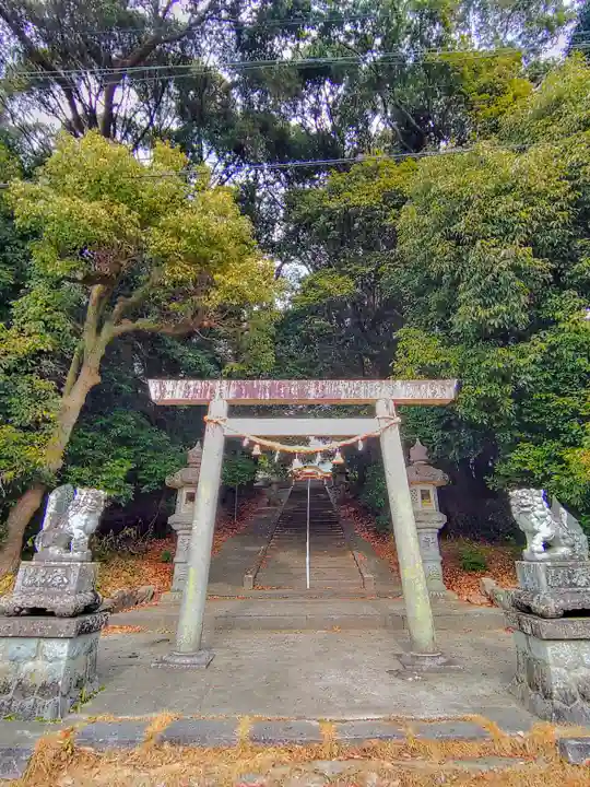 熊野神社(亀首町)の鳥居