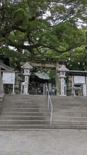 津田八幡神社の鳥居