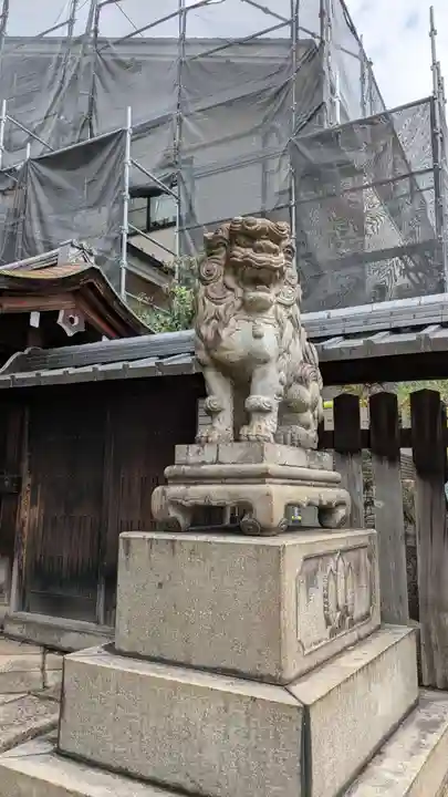 離宮八幡宮の狛犬