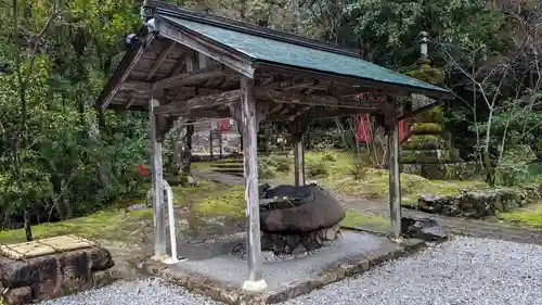 竹林寺の手水舎