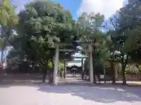 溝旗神社(肇國神社)の鳥居