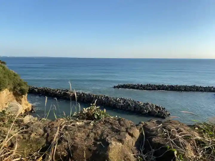 小動神社の景色