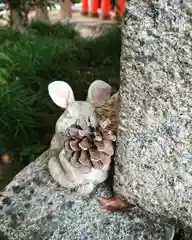 三輪神社の狛犬