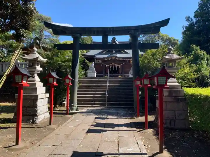 一瓶塚稲荷神社の鳥居