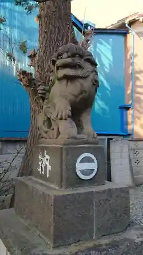 十寄神社の狛犬