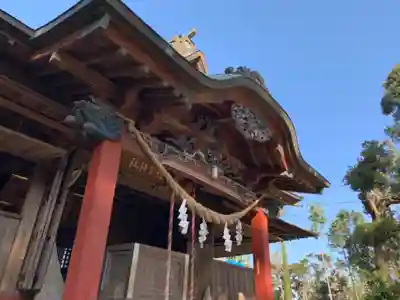 飽富神社の本殿・本堂