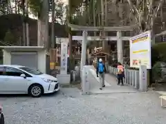 中之嶽神社の鳥居