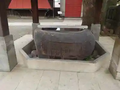 麻布氷川神社の手水舎