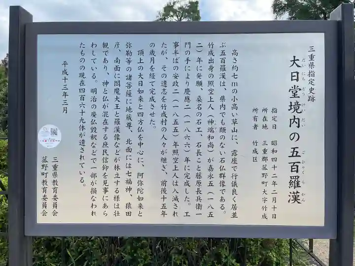 松樹院(竹成五百羅漢)(三重県)