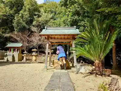中野八幡神社の手水舎
