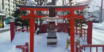 旭川銀座弁天神社の鳥居