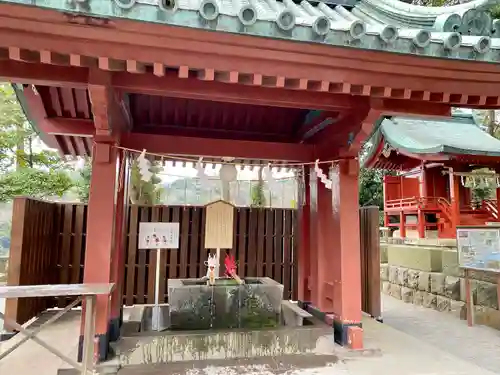 伊豆山神社の手水