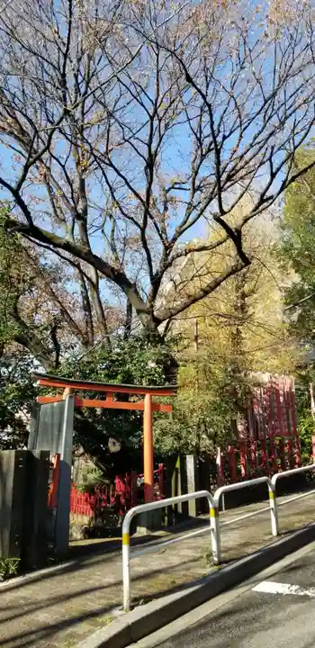 向陵稲荷神社の鳥居