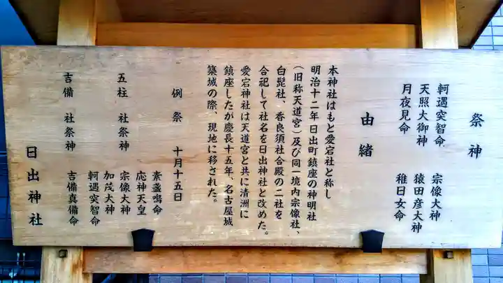 日出神社の歴史