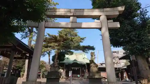 駒留八幡神社の鳥居
