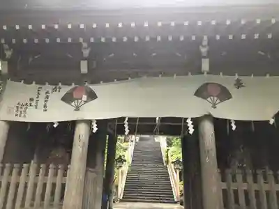 真山神社の山門・神門