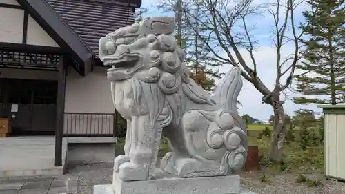 上更別神社の狛犬