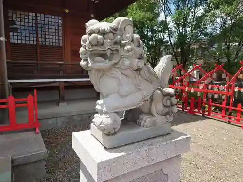 朝日氷川神社の狛犬