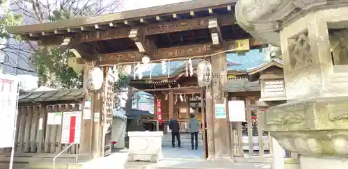 下谷神社の山門・神門