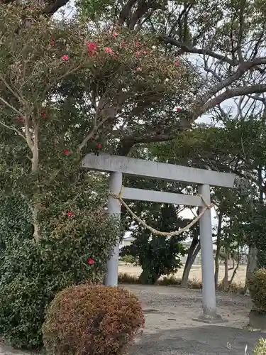 神明神社の鳥居