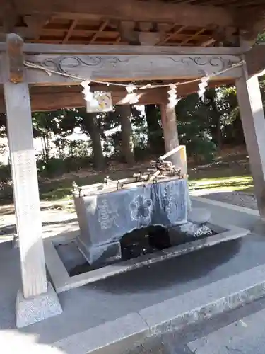 朝日森天満宮の手水舎