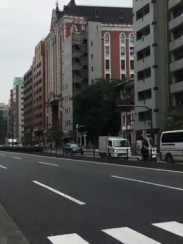 三田春日神社の周辺