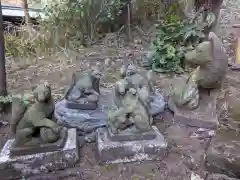 白金氷川神社の狛犬